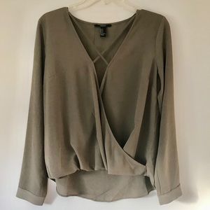 Forever 21 long sleeve blouse. Size medium.